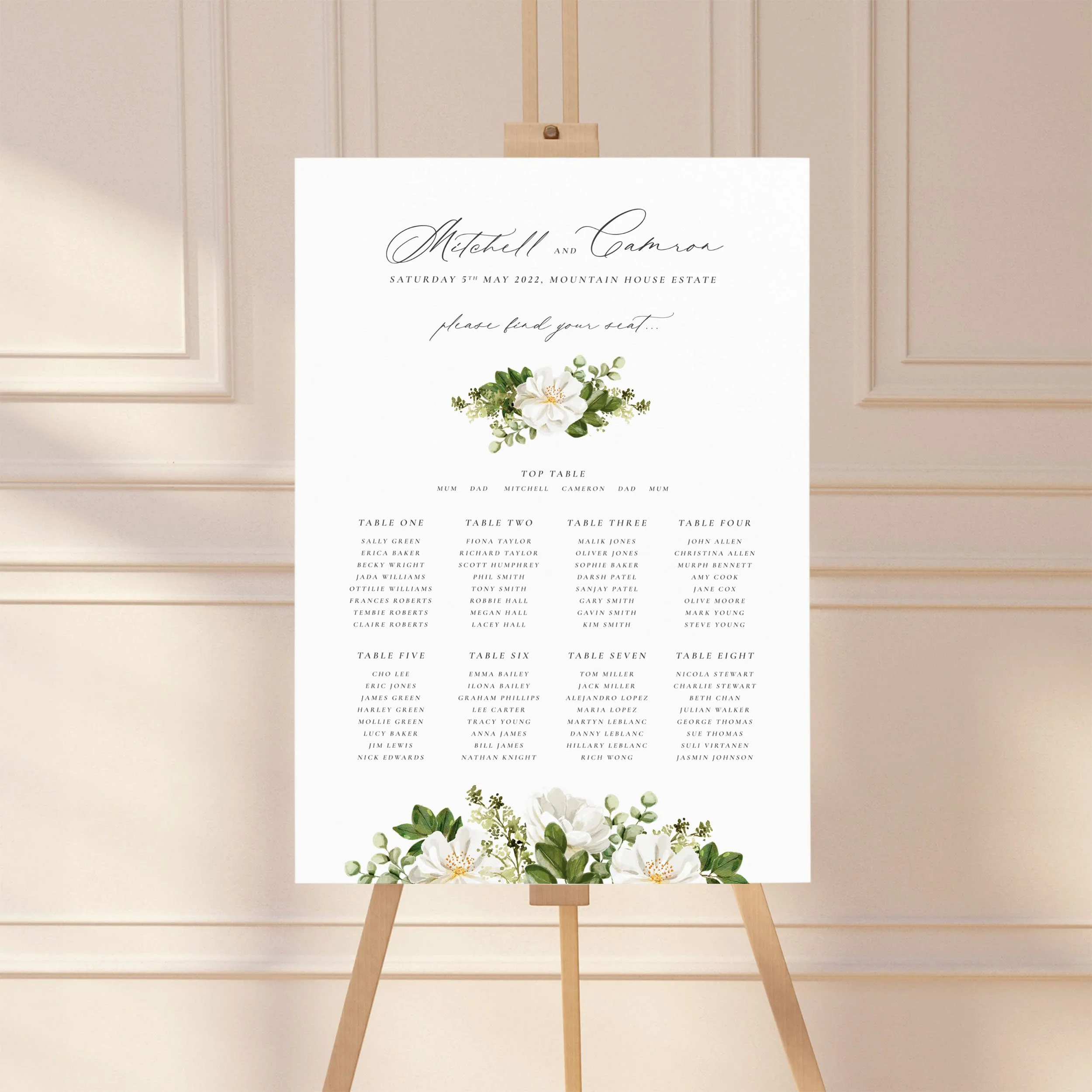 Ivory Garden   Botanical, Floral  