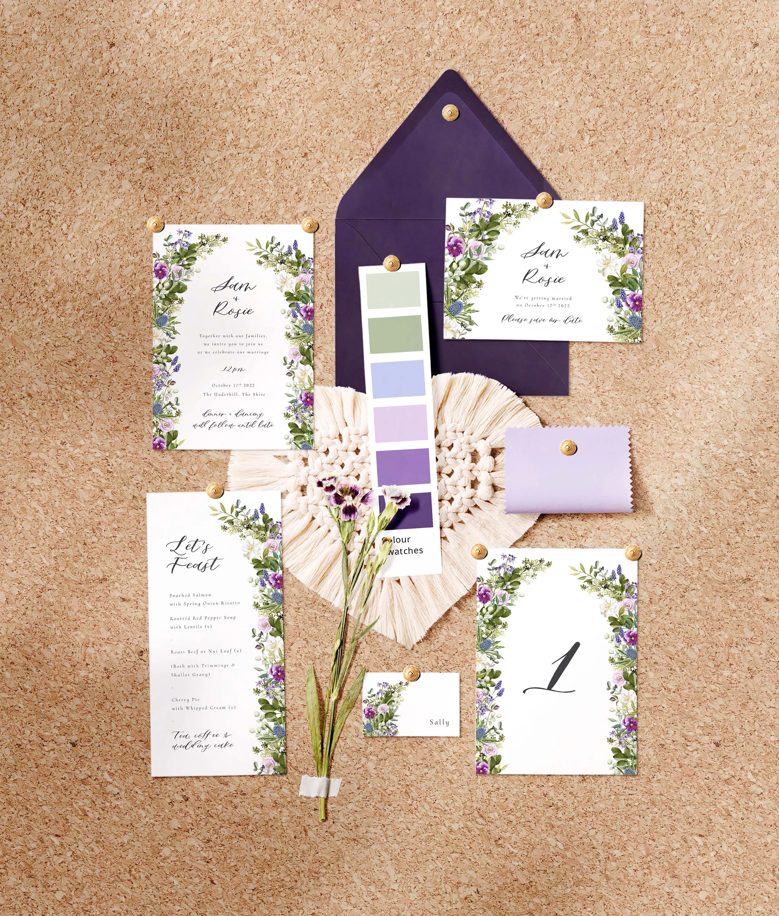 Ultra Violet   Floral  