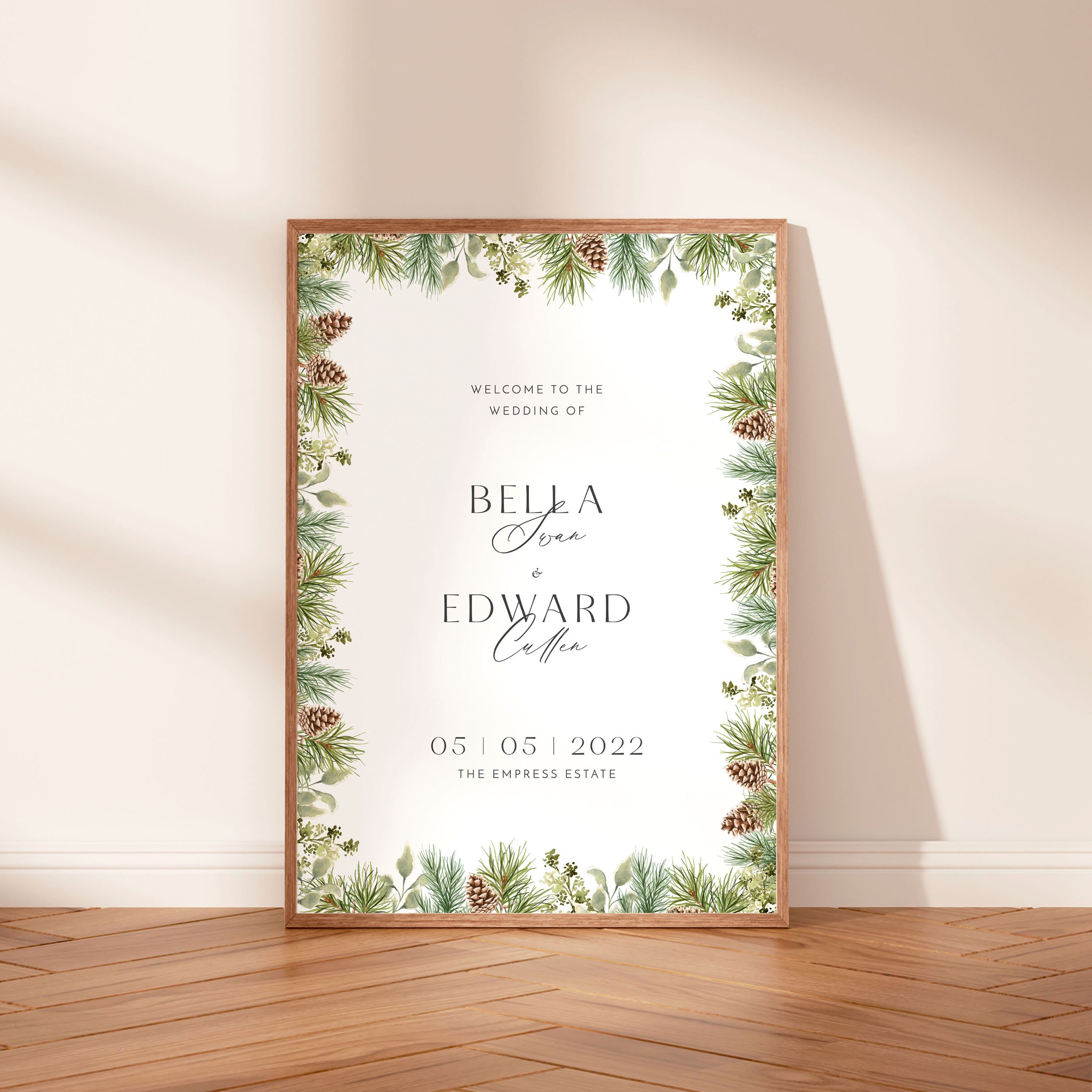 Pine   Botanical, Winter  