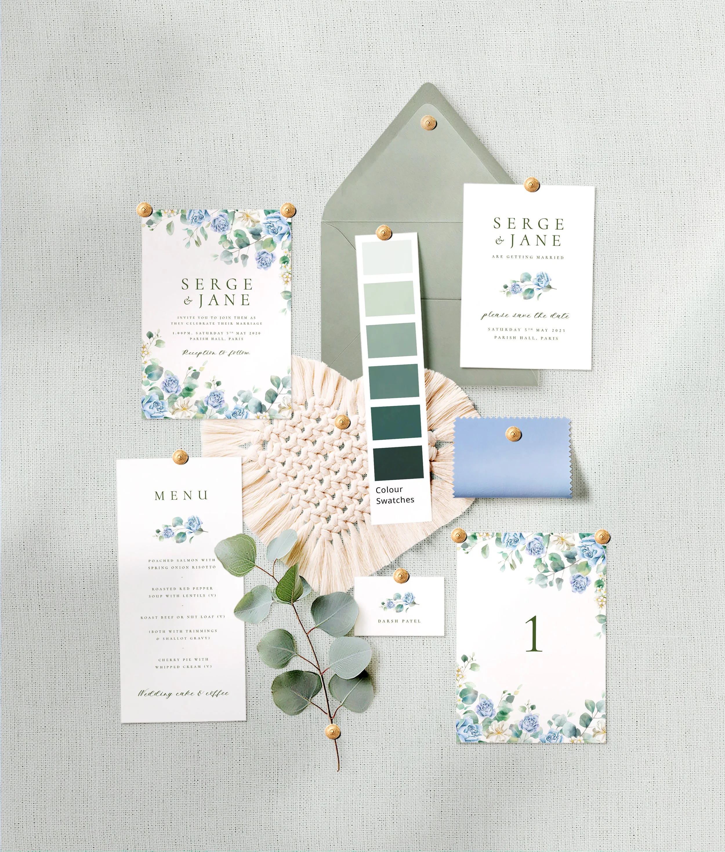 Something Blue   Floral  