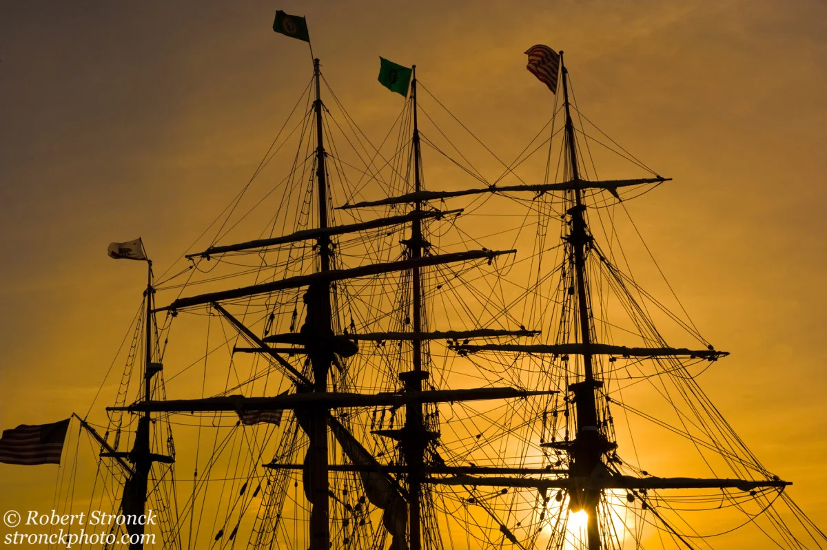   No. 5 / Hawaiian Chieftain (81252) 
 For several years now, I&rsquo;ve enjoyed seeing the tall ships Hawaiian Chieftain and Lady Washington when they sail into the port of Redwood City on their annual visit. I like the strong silhouette of the mas