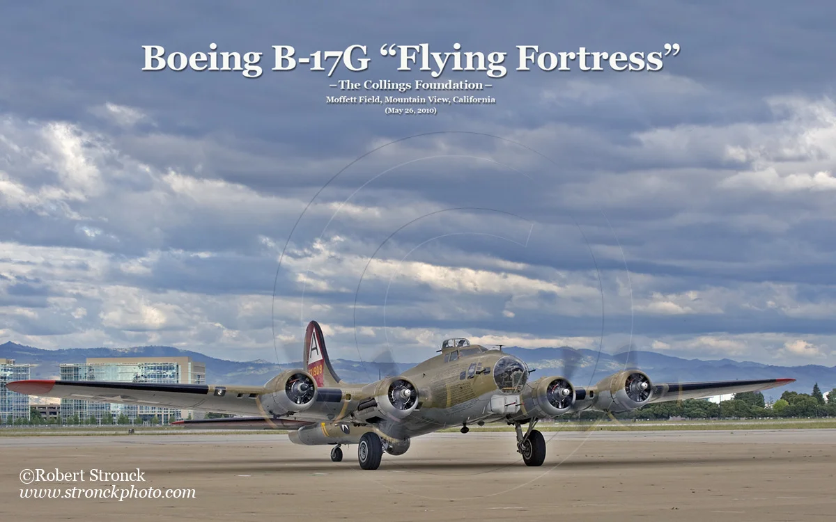   Boeing B-17G "Flying Fortress" -Moffett Field, CA  &nbsp;[b17810421]   