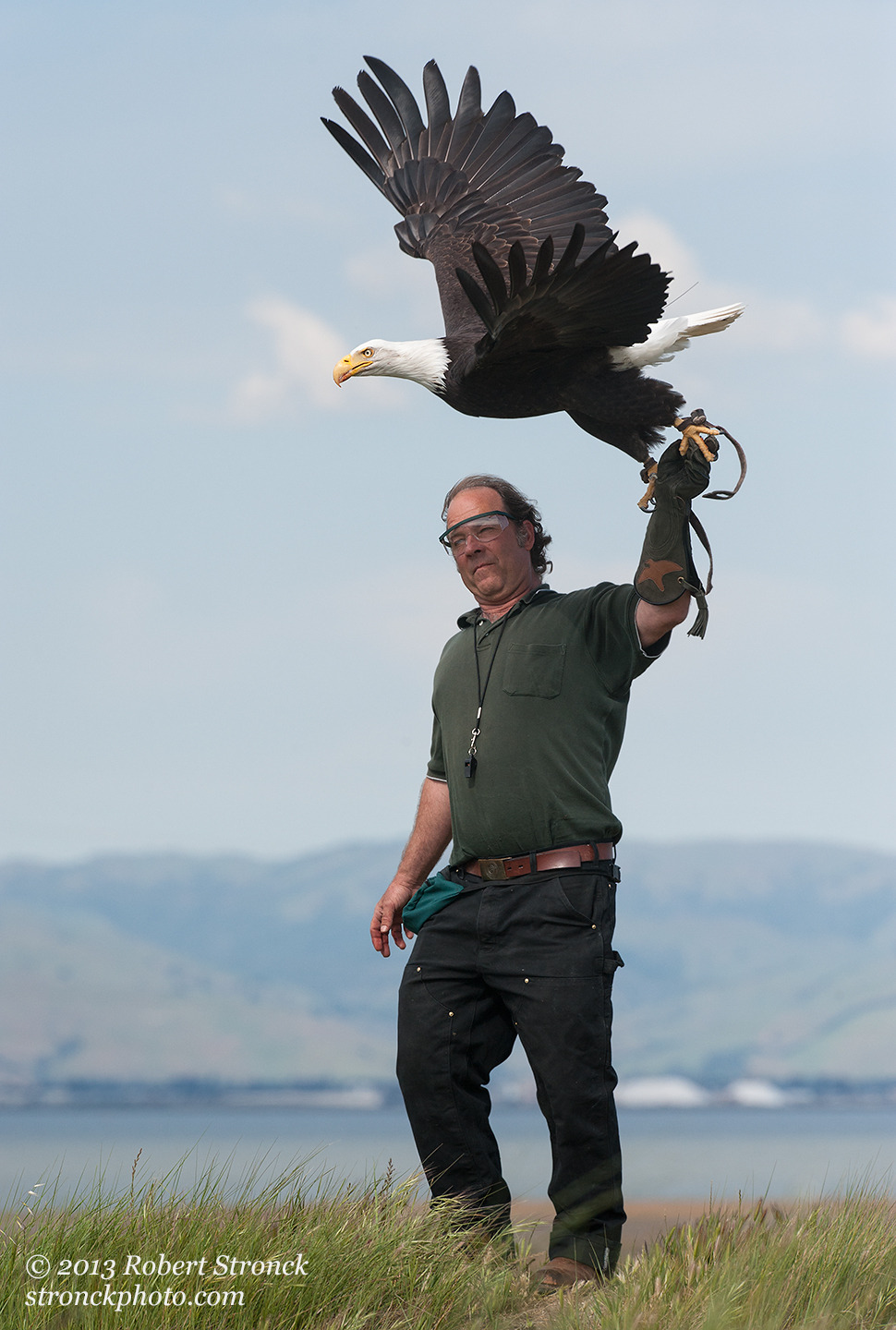 Sequoia with handler/trainer