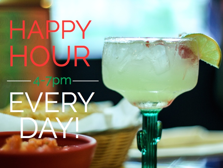 $4 Margaritas EVERY DAY!
