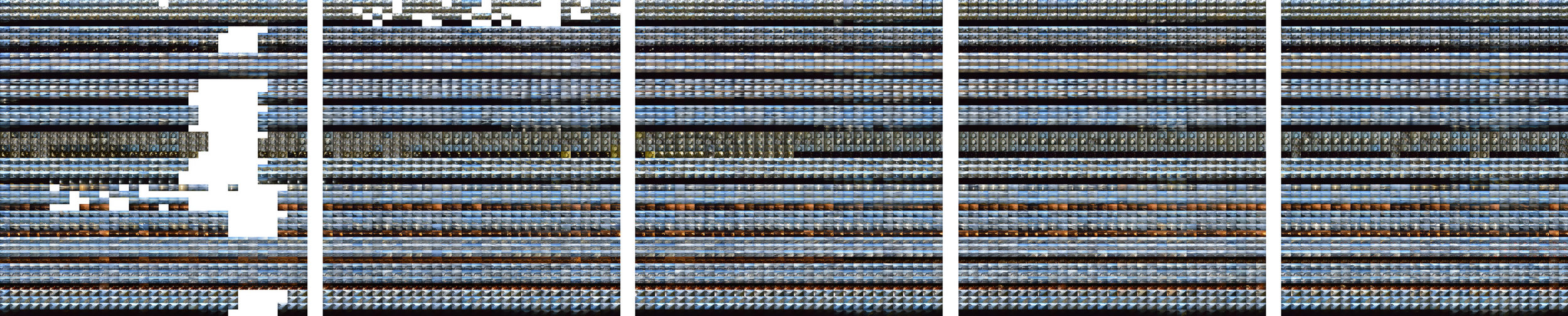 Matrix (Derwent Time Lapse Array: 1/10/2015 – 29/02/2016, 6am-12pm-6pm-12am)