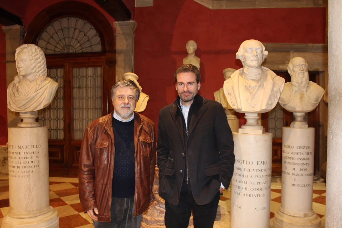 Art Historian Giampaolo Trotta and Exhibition Curator Vito Abba