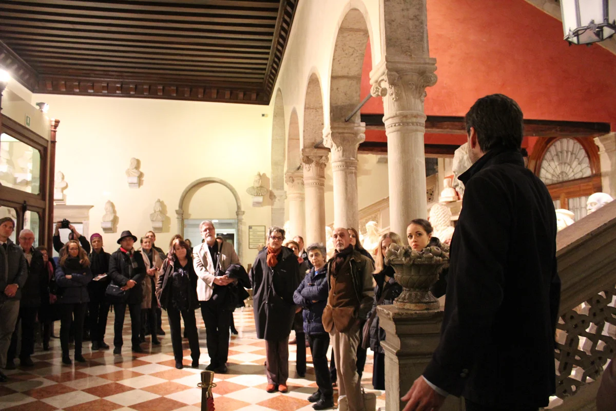 Professor Trotta addresses the guests.