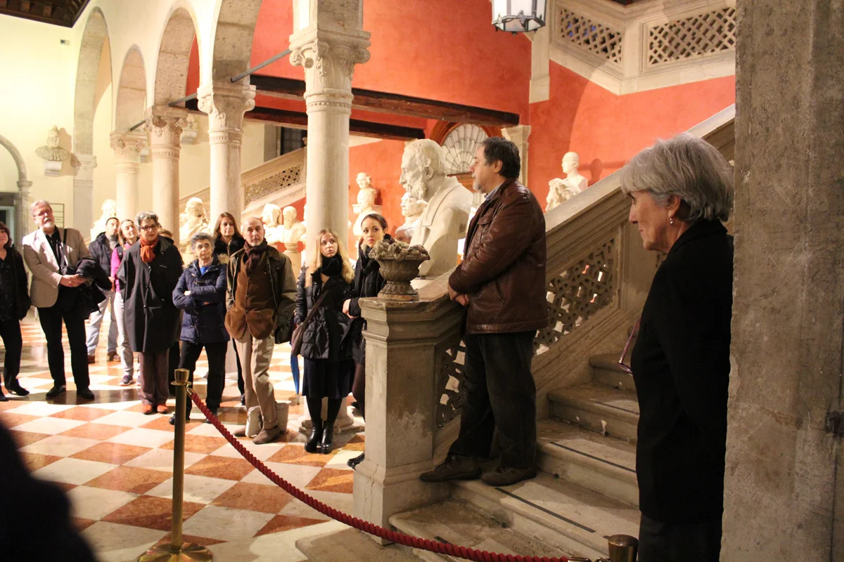 Professor Trotta addresses the guests.