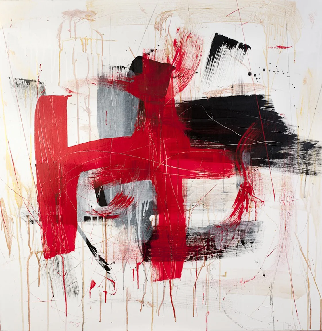 bedrock of being-1 | acrylic 42" x 42" | 2015