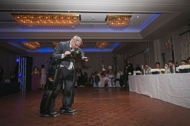 Technology: Irving was able to walk and then stand thanks to a Rex Bionics exoskeleton suit