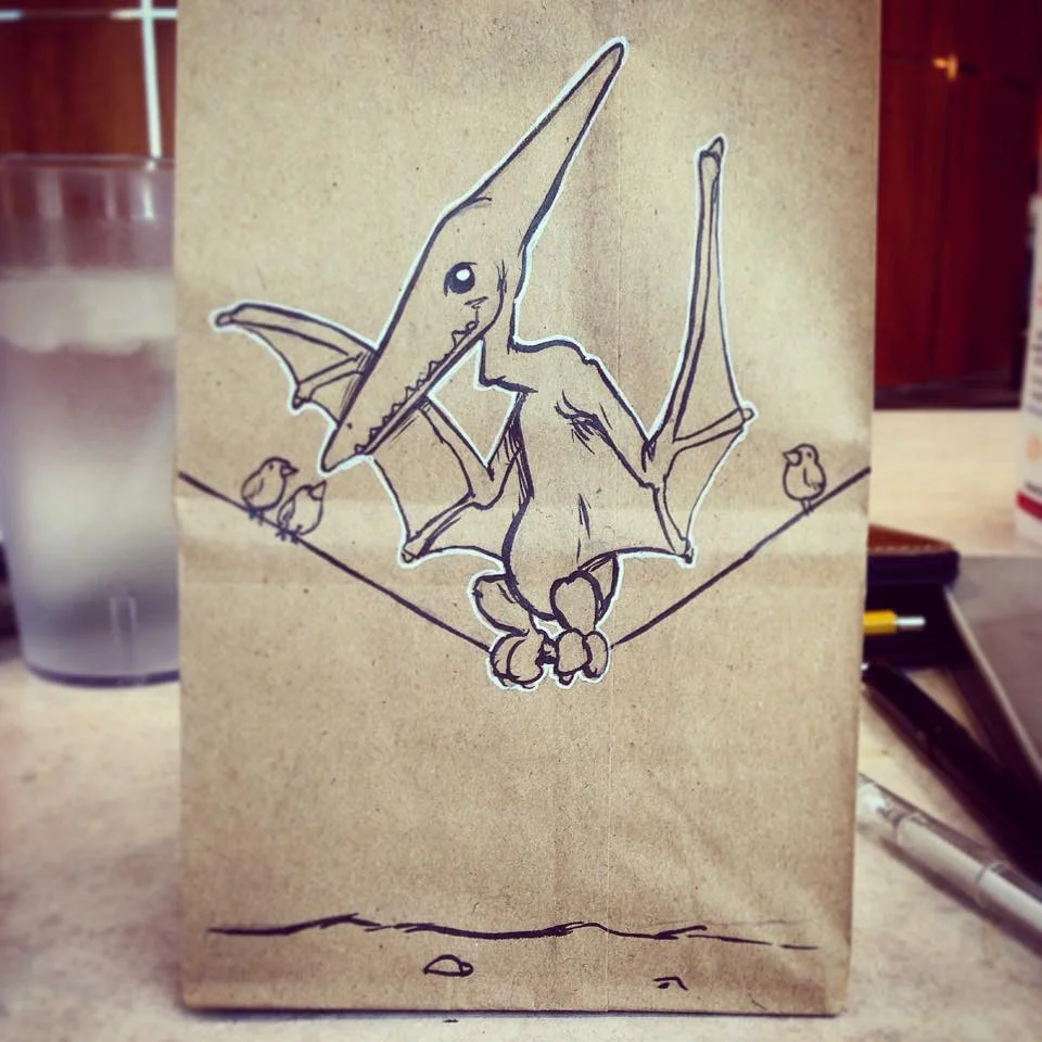 Local Dads Create Masterpieces On Their Children's Lunch Bags