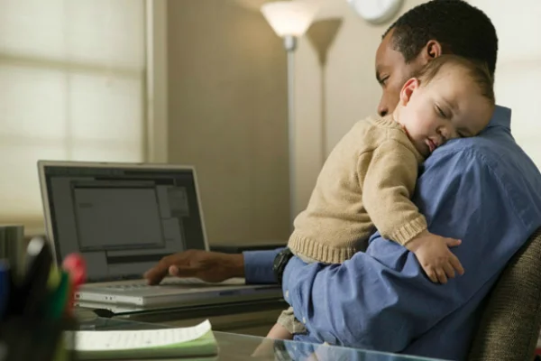 Why Work-Life Balance Is Just As Impossible for Dads