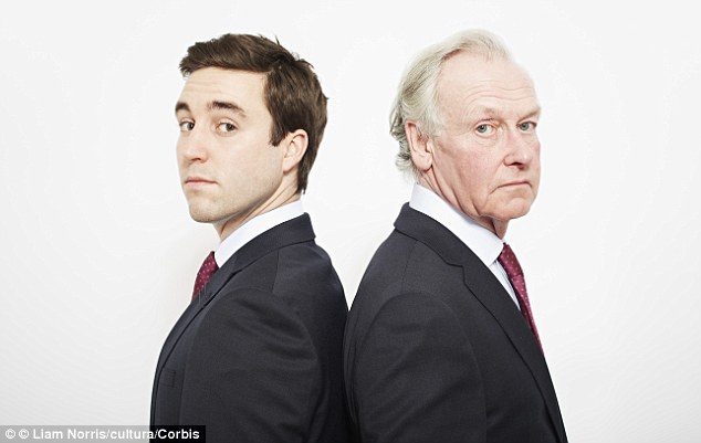 Divide: One in five modern dads said their father was 'difficult to talk to' and 15 per cent said he had been a 'disciplinarian' growing up (file photo)