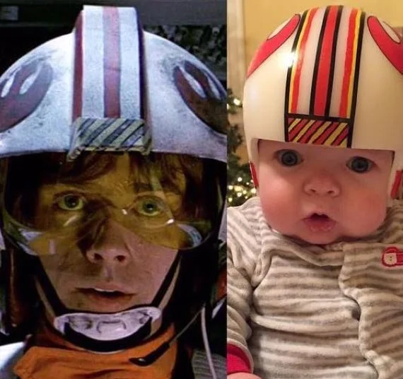 Dad Designs Star Wars Head Shaping Helmets