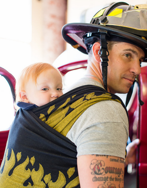 International Babywearing Week: Men Wrapping Newborns, Infants, And Babies