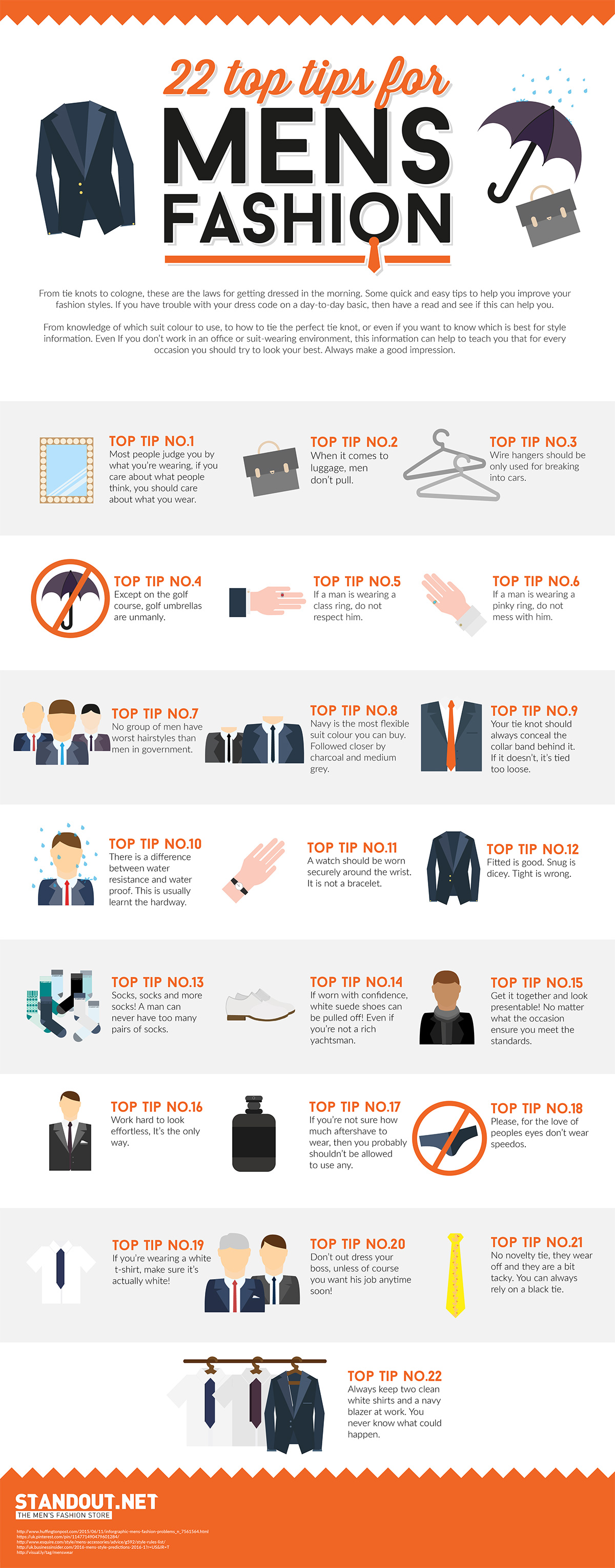 22 Top Tips For Mens Fashion [Infographic] — Every Thing For Dads