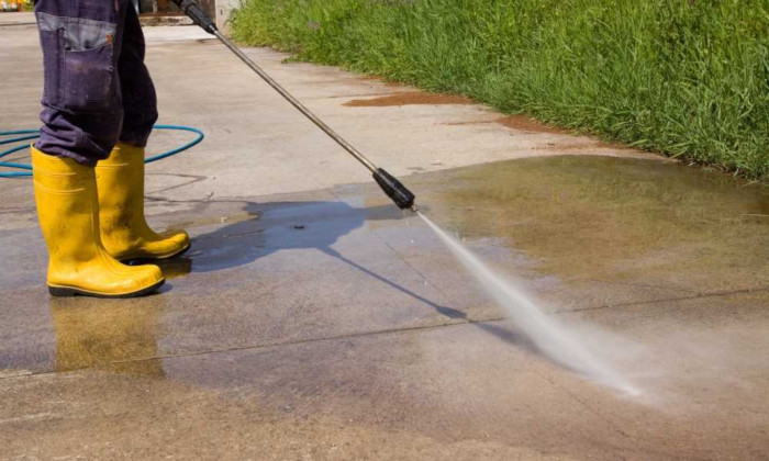 Using a cheap pressure washer