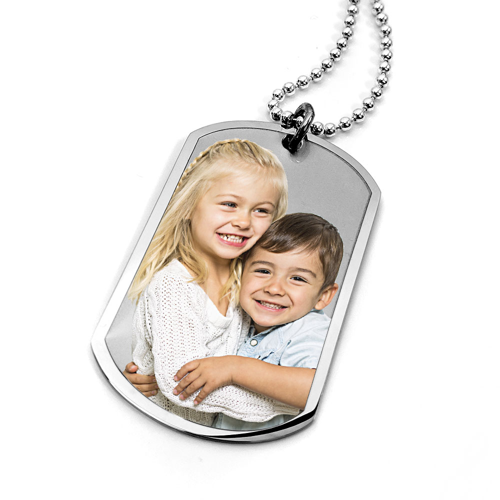 The Pictures On Gold Stainless Steel Dog Tag Photo Pendant - Review