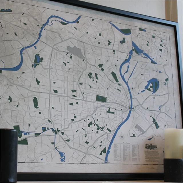Greater St. Louis Map (Print)