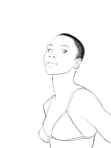 the hashtag #melanin - Giannina (in progress)