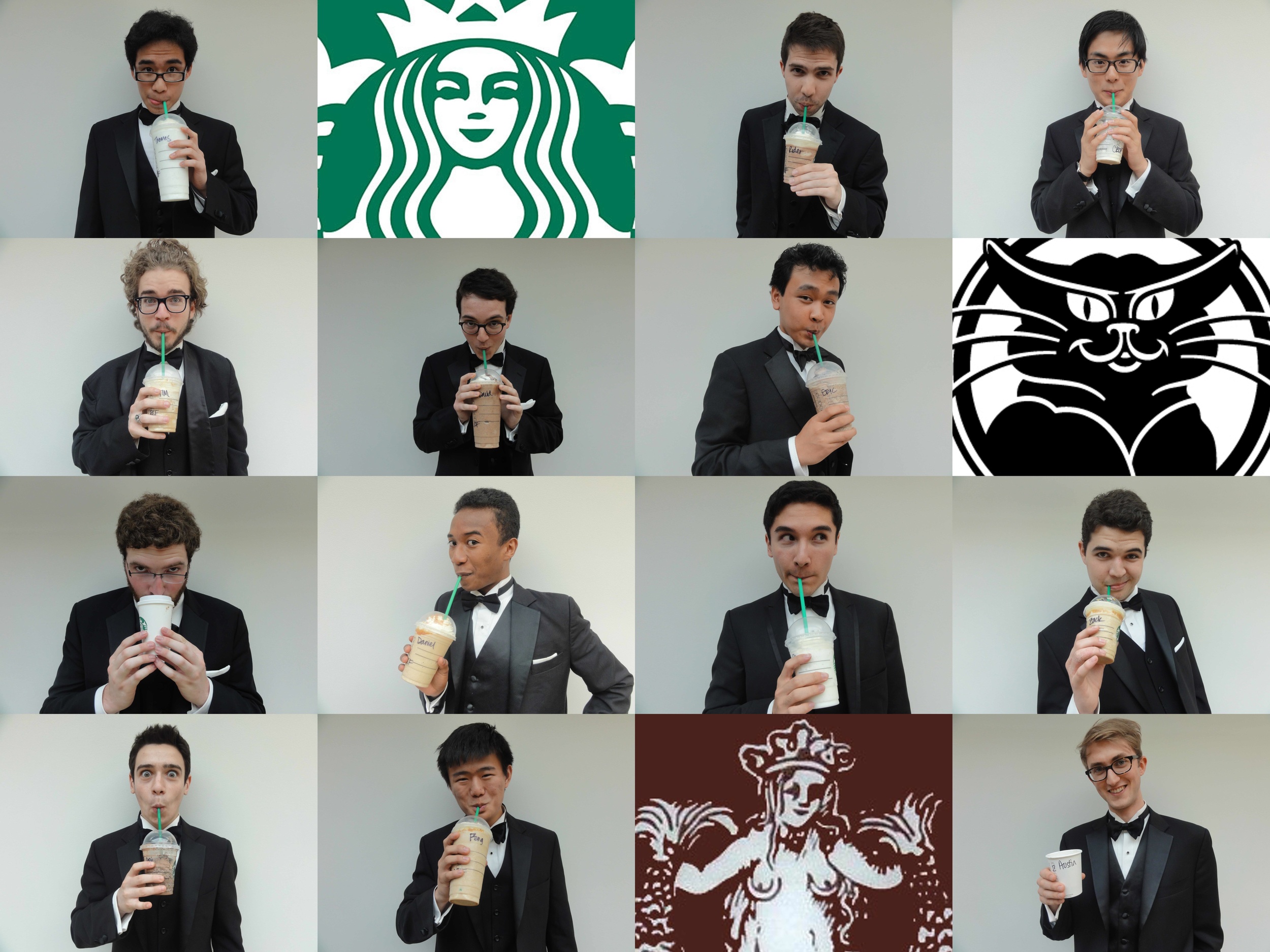 The Alley Cats express their love for Starbucks, in their own way