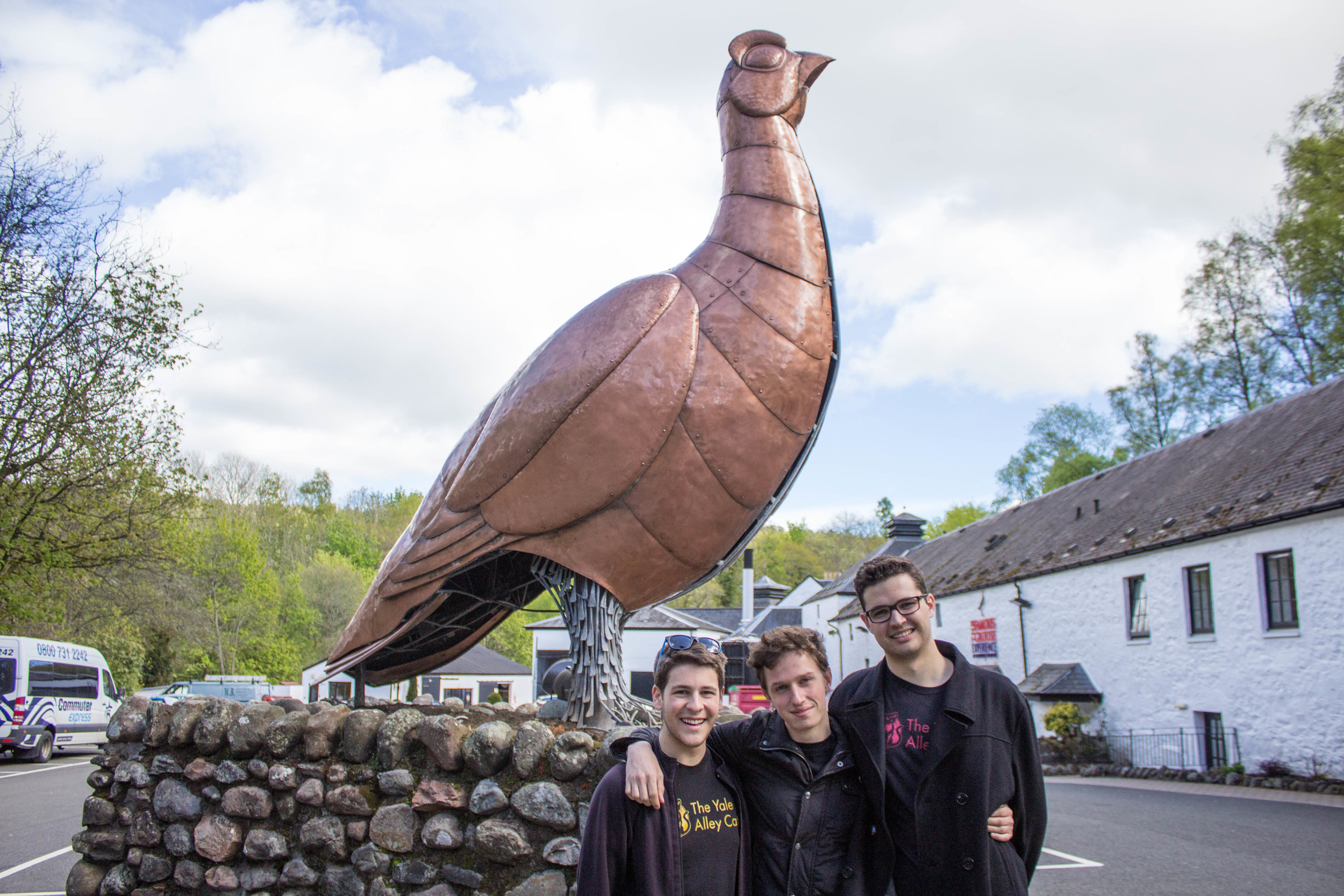 Distillery concert for the Famous Grouse himself in Scotland