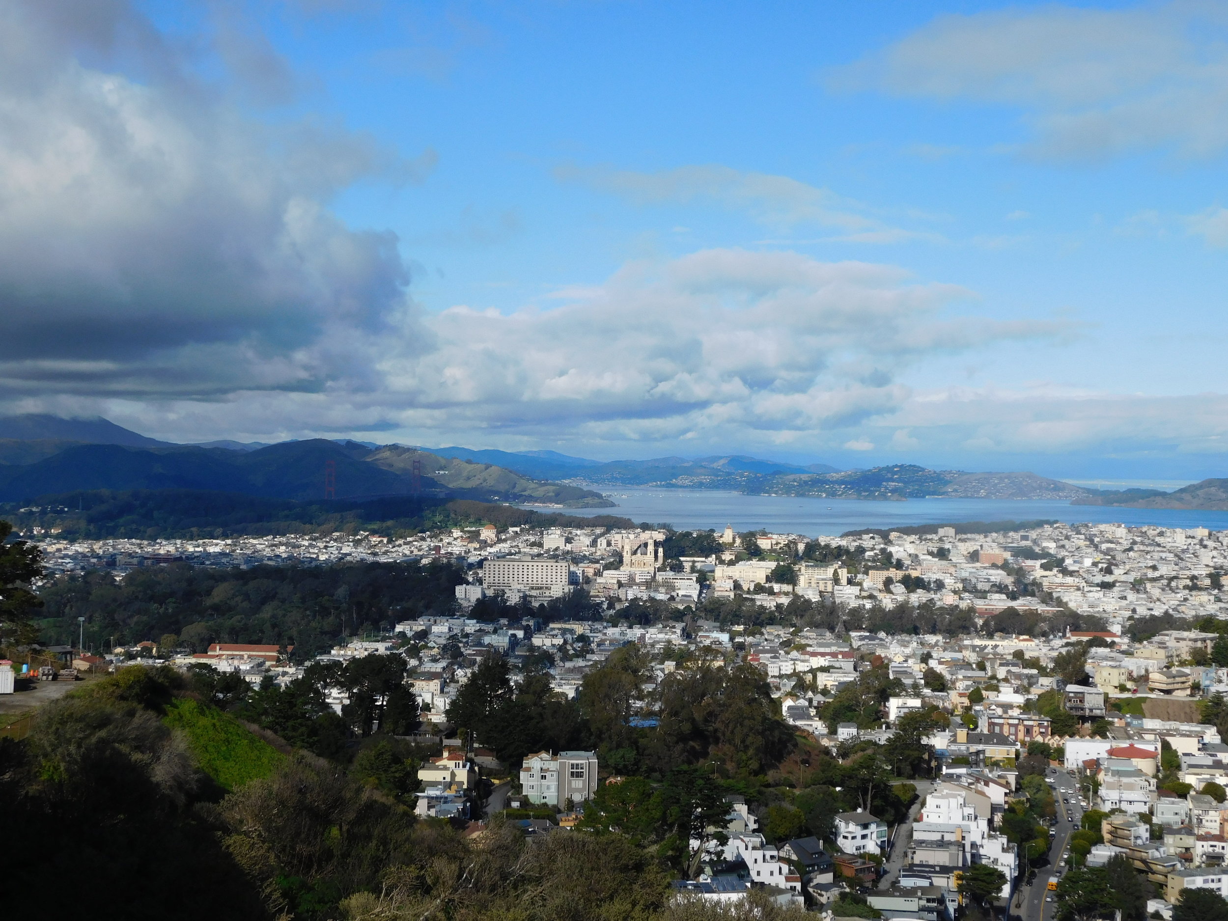  View from the top of the city 