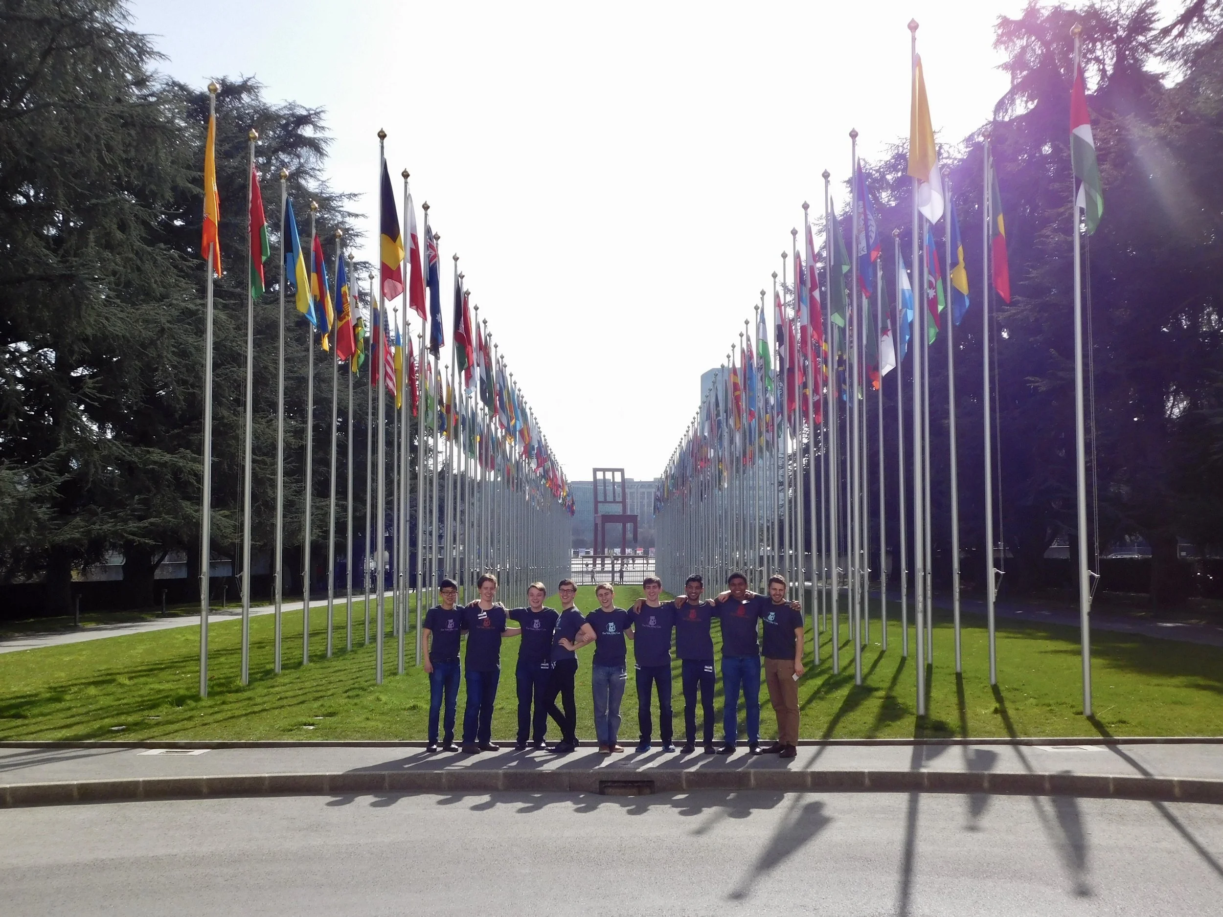 Group Photo outside the United Nations