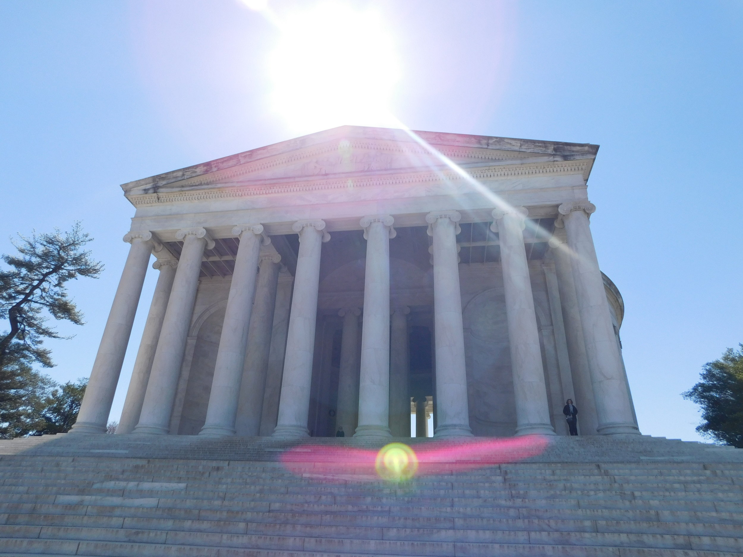  Passing by the Jefferson Monument 