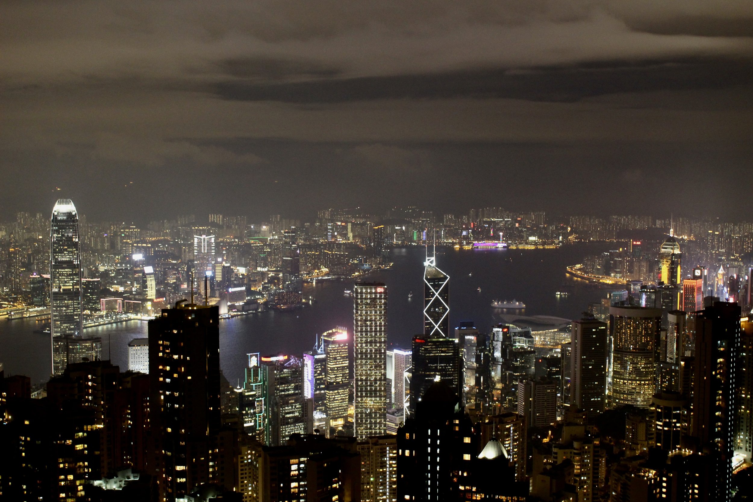  View of Hong Kong from Victoria's Peak 