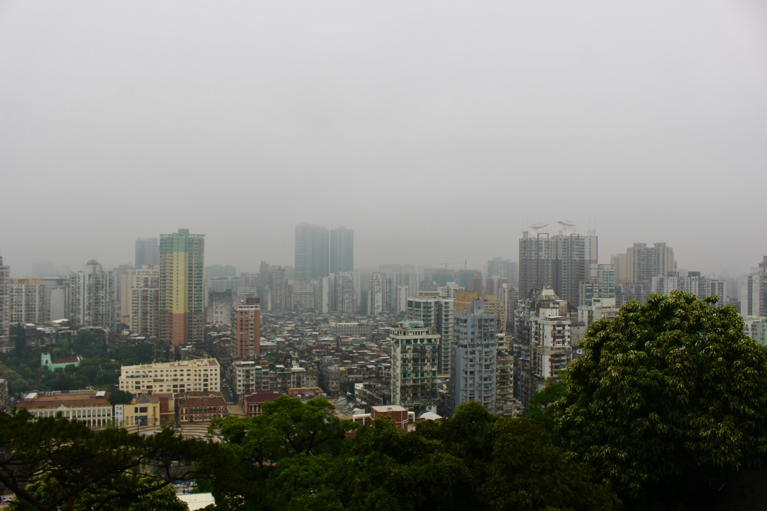  Cloudy day in Macau, first day in the city! 