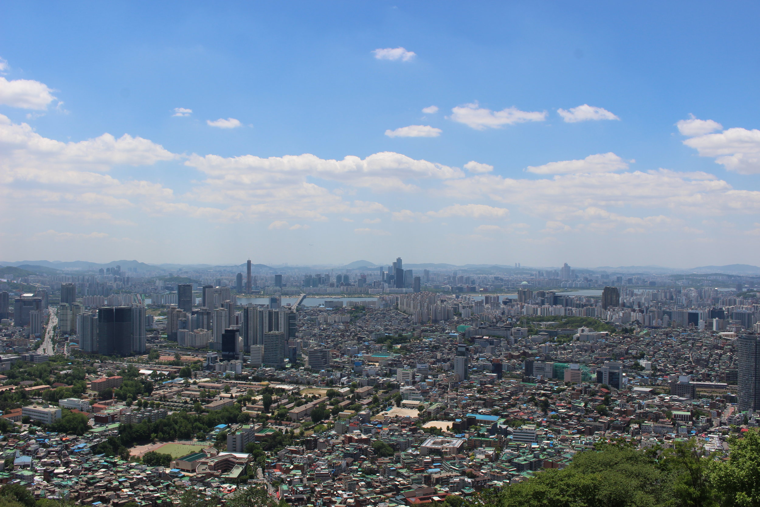  View of Seoul from Namsan Seoul Tower 
