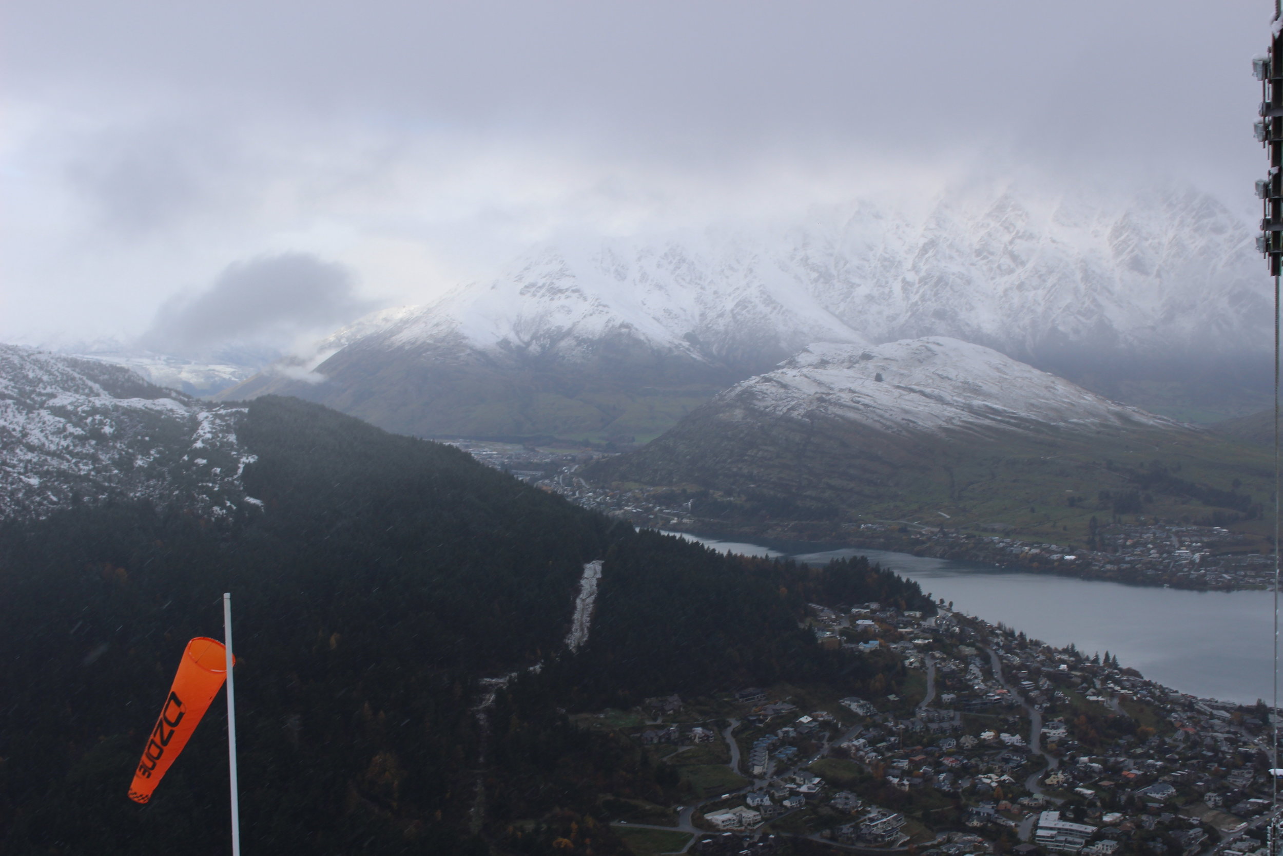  View from the Mountaintop in Queenstown, New Zealand 