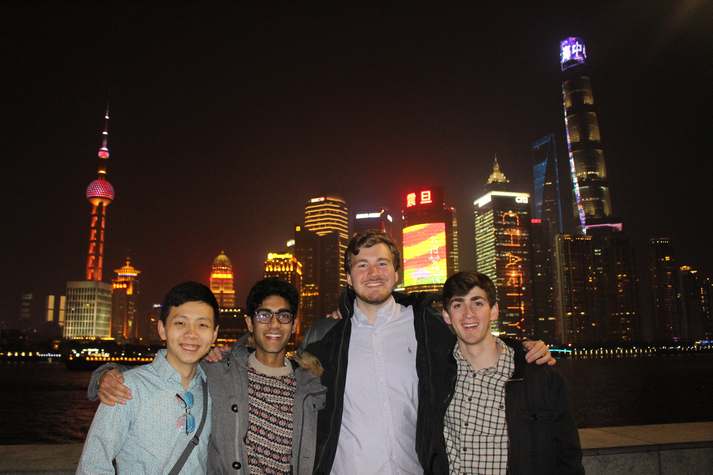  Our junior class at the Bund in Shanghai 