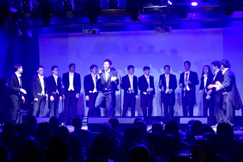 Kaori singing “Get Ready” at our concert with Syntonia A Cappella in Beijing