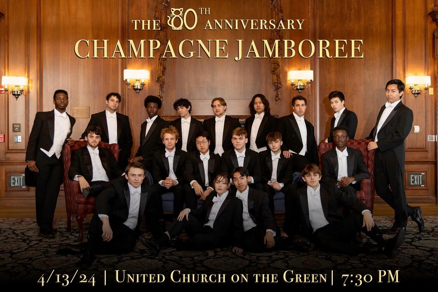 80 years in the making&hellip;

The Alley Cats present the 80th anniversary Champagne Jamboree.

Tickets drop TOMORROW at 5 PM. Featuring a dance number, a special guest soloist, and MANY thrown shoes, you don&rsquo;t want to miss this.

4/13. 7:30 P