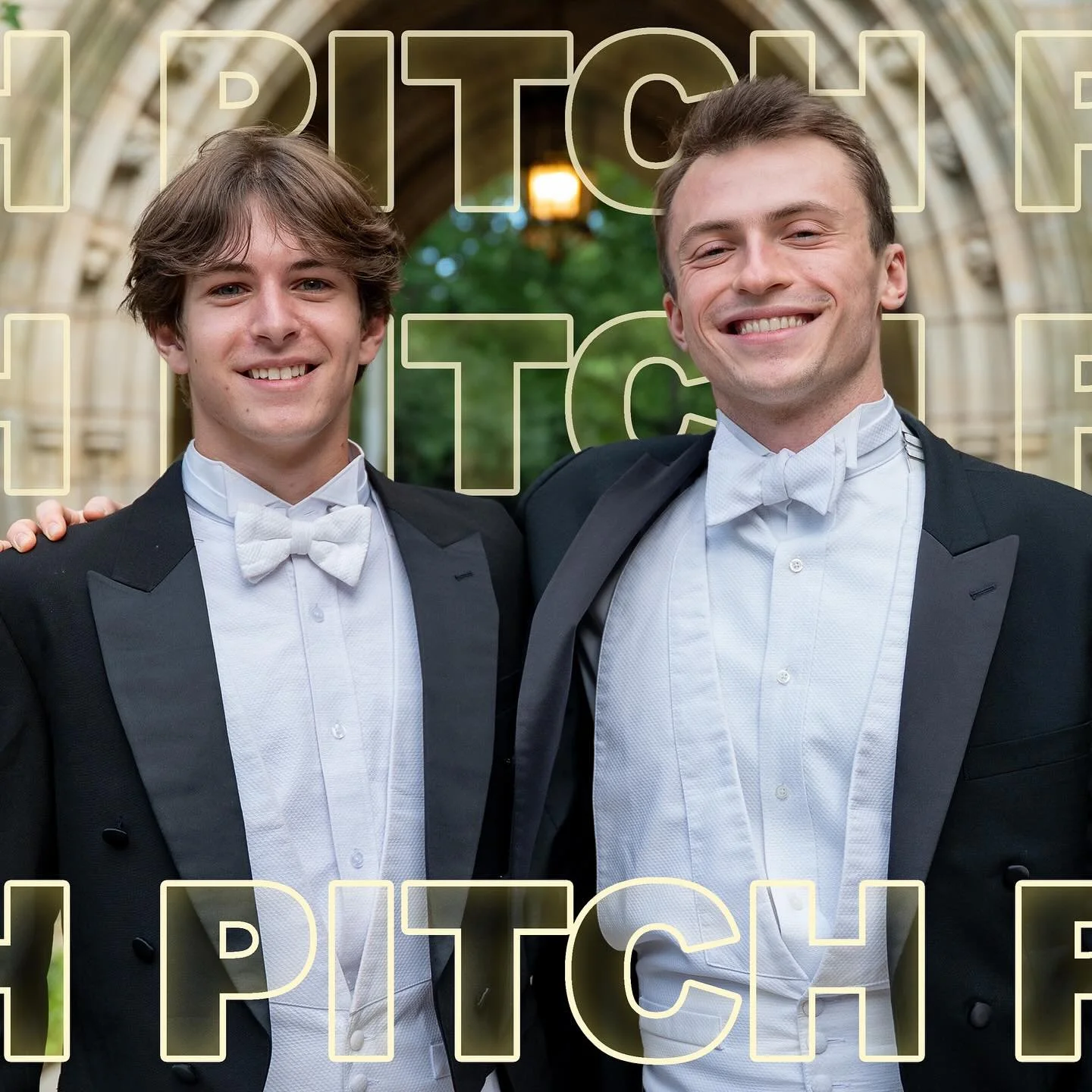 As for the rest of us&hellip;
First up is our fearless pitch team! With the ever-dapper Marko Gajic at the pitchpipe and @leorael at his side, they&rsquo;re here to lock down our harmonies. Where would we be without our business team? No, seriously: 
