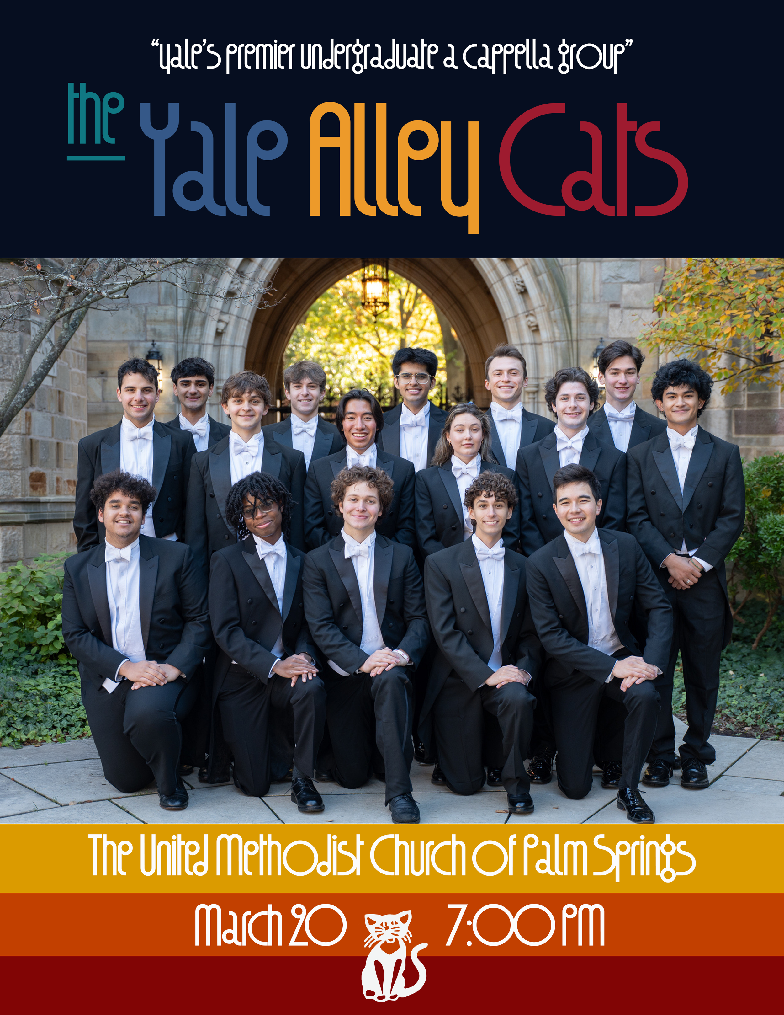 Yale Alley Cats Performance and Animal Shelter Fundraiser in Palm Springs!
