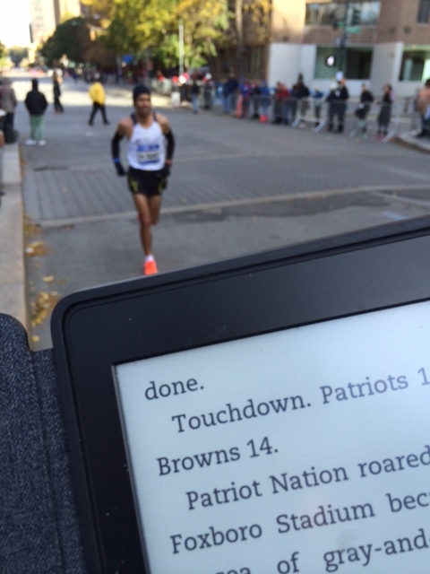Reading "Parcells" -- and watching the New York Marathon