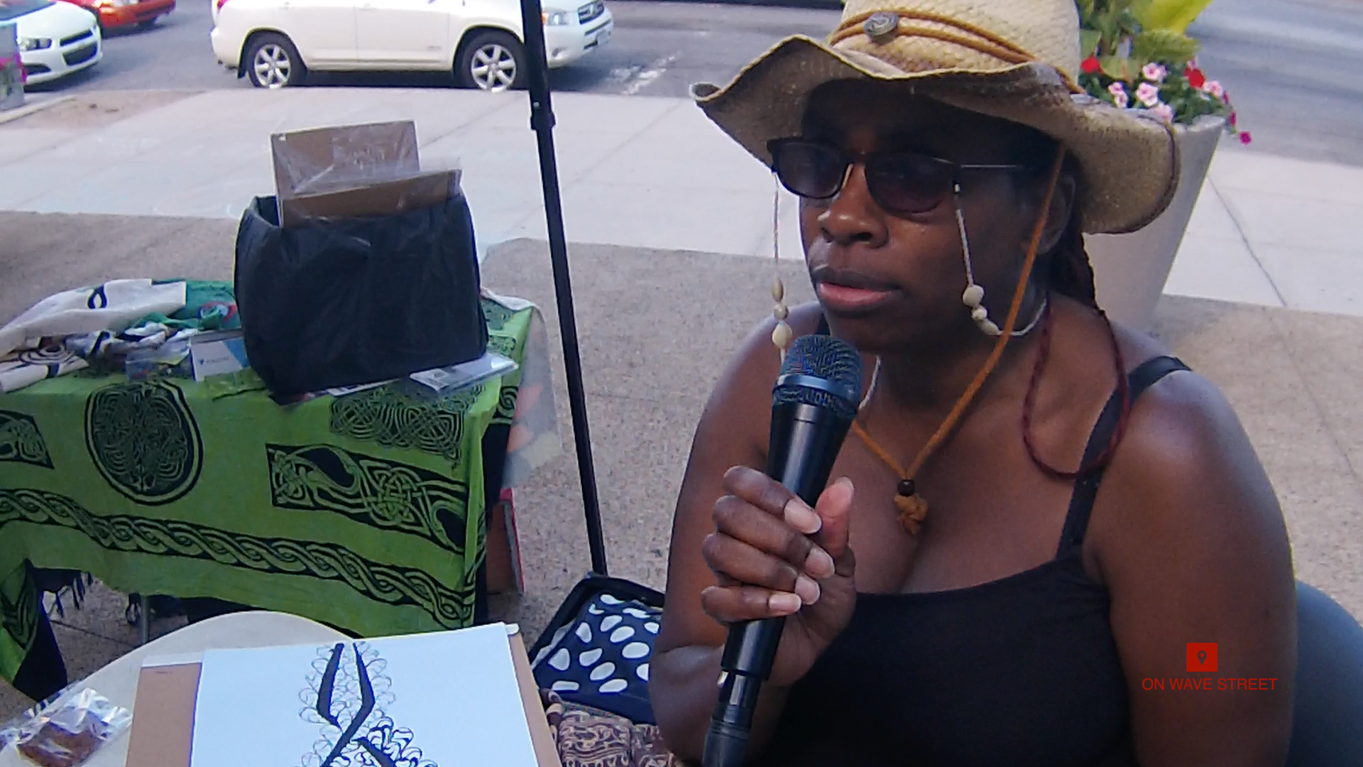 J Montana at the I Heart Artist Market