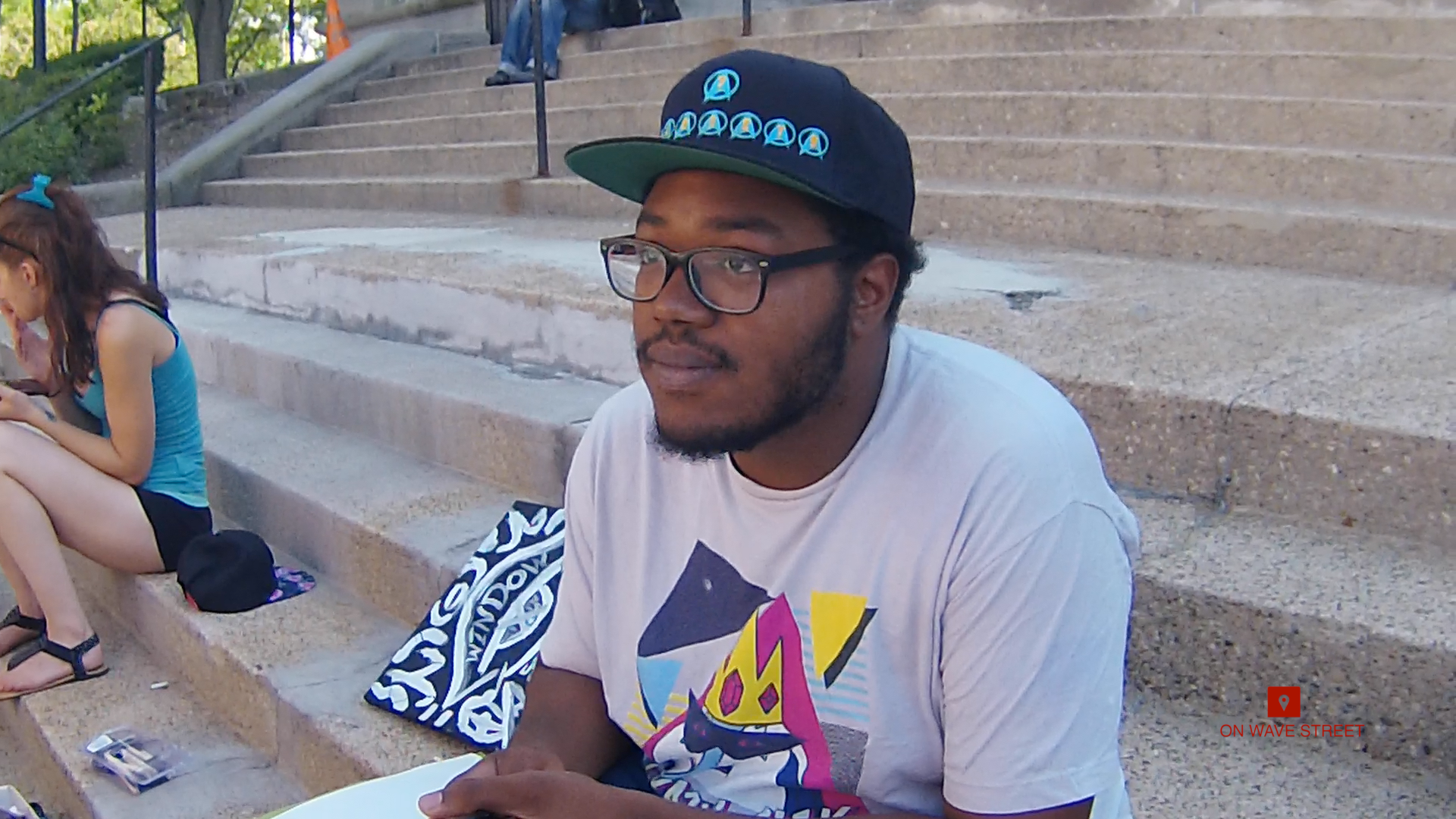 Jahtiek Long at the I Heart Artist Market