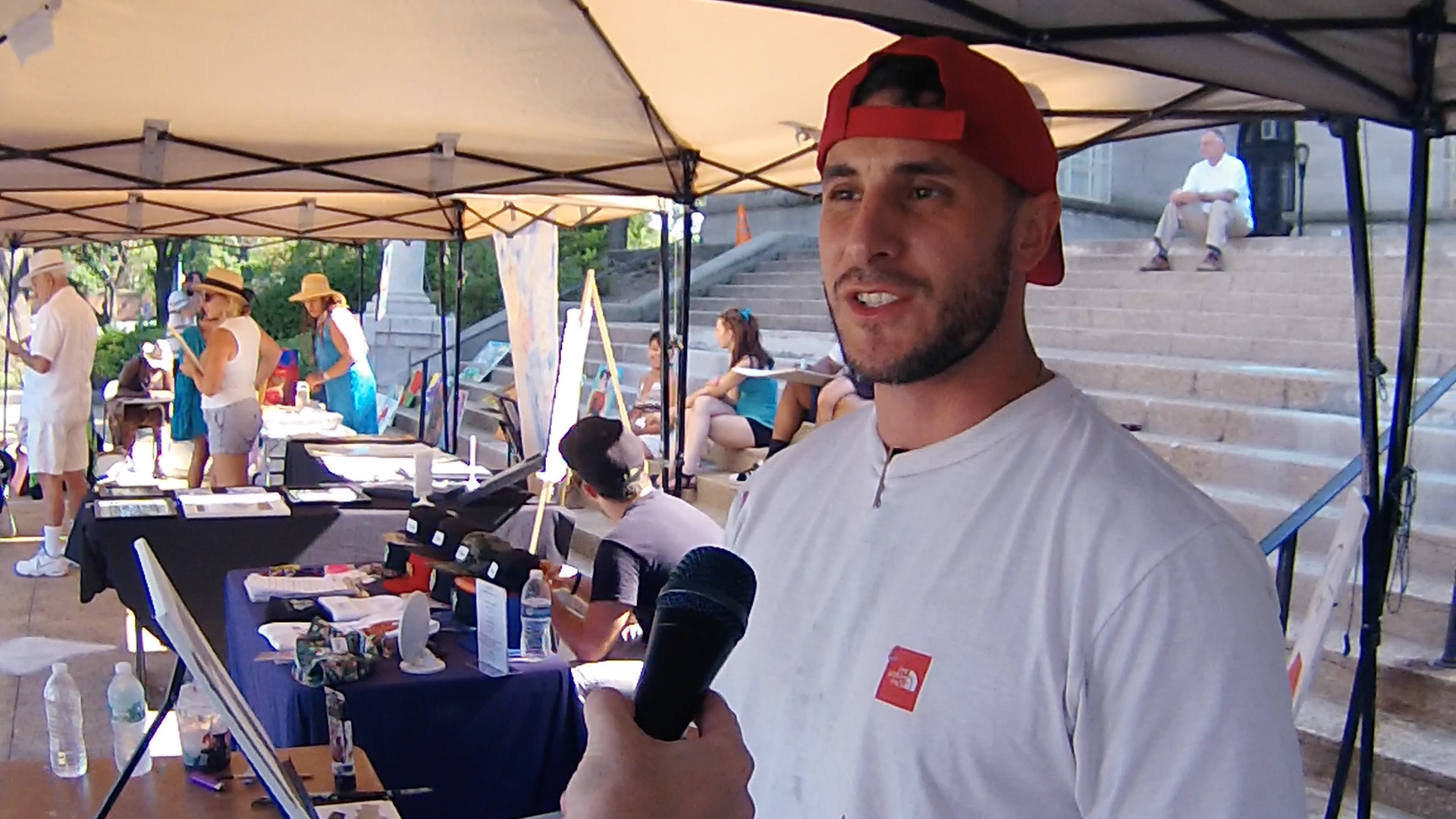 Robert Paternostro Jr at the I Heart Artist Market