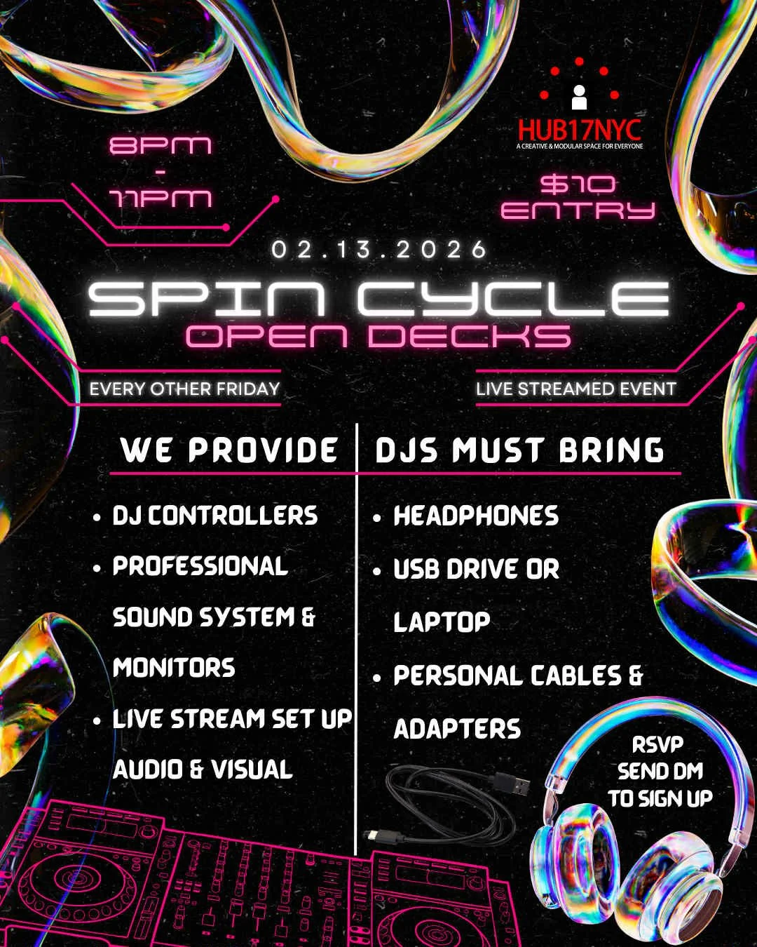 Spin Cycle -open decks 