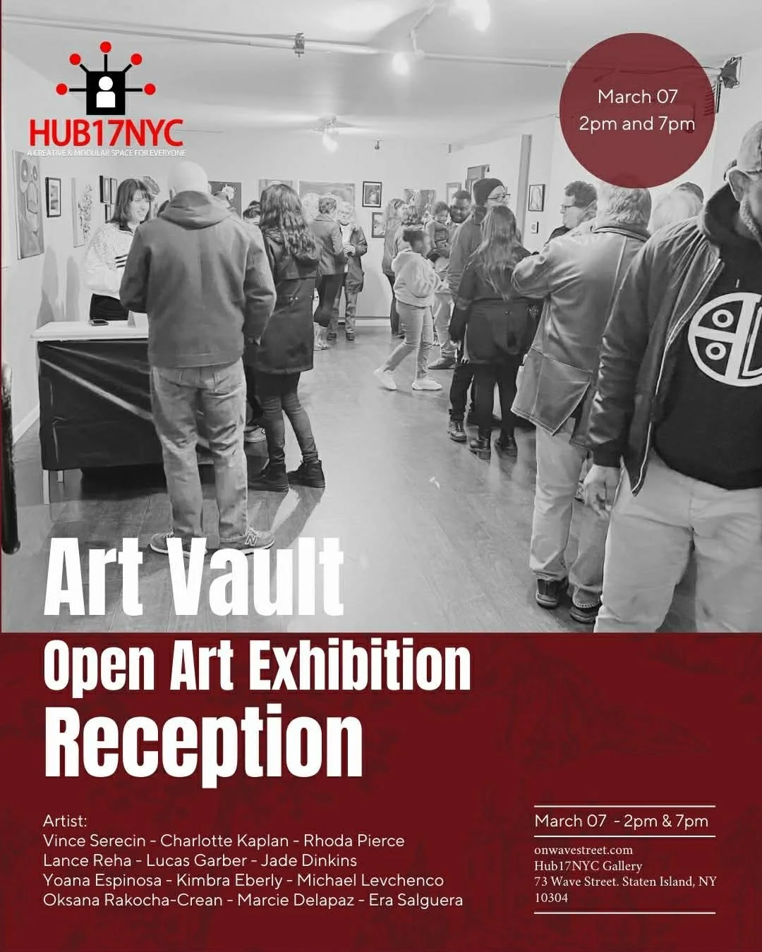 Art Vault - Gallery- Open Reception