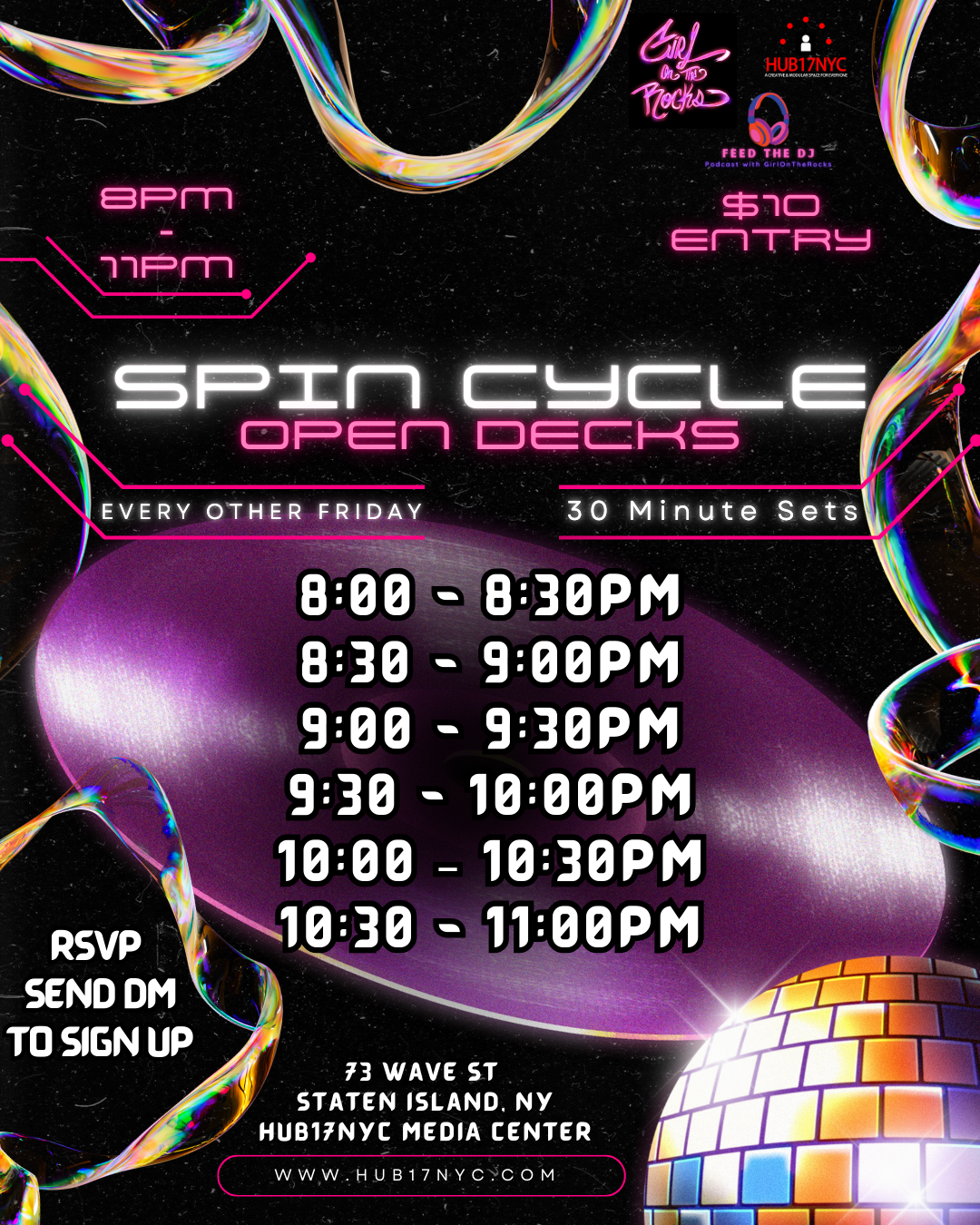 Spin Cycle - open decks