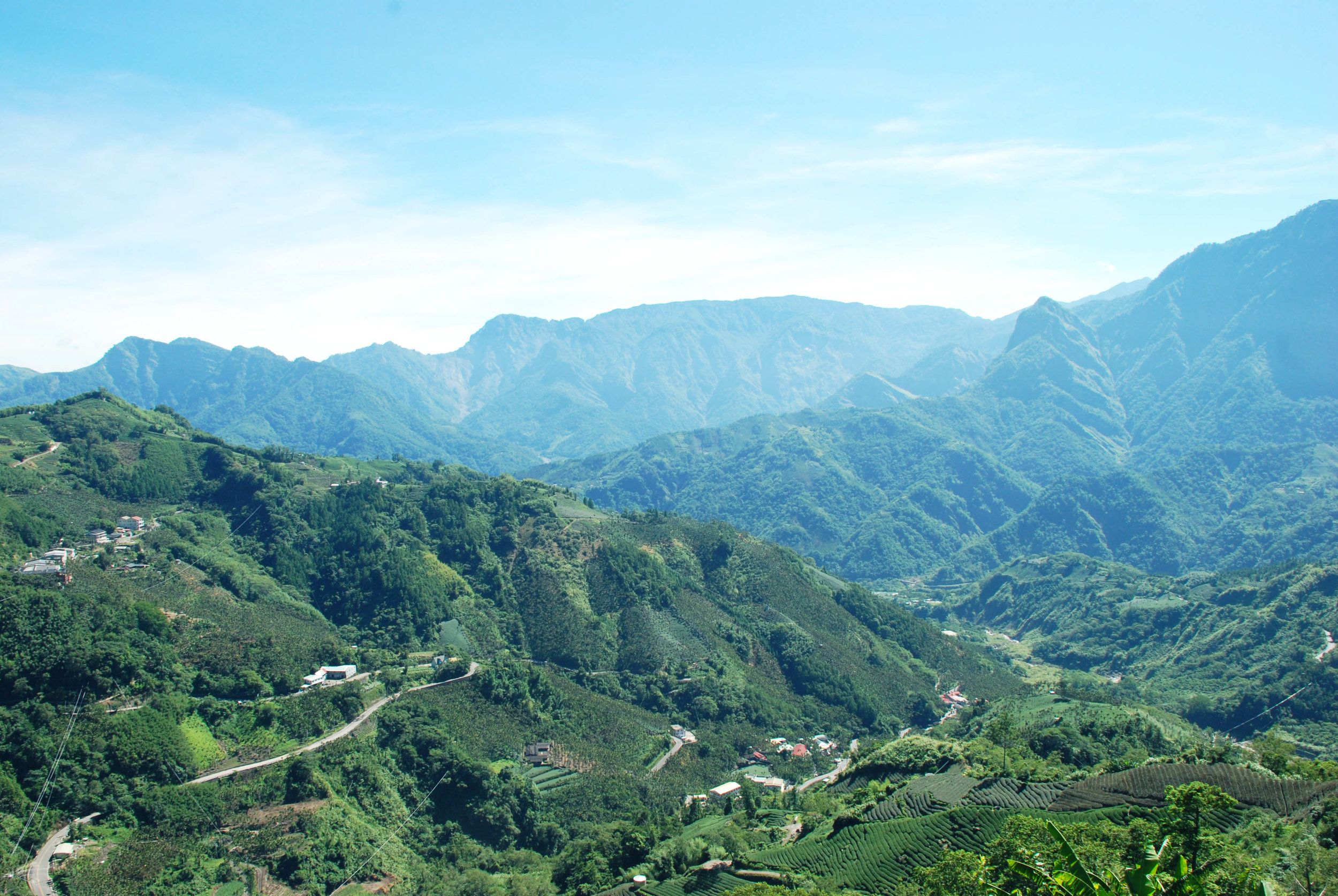 View of Alishan Region from Taihe Village.