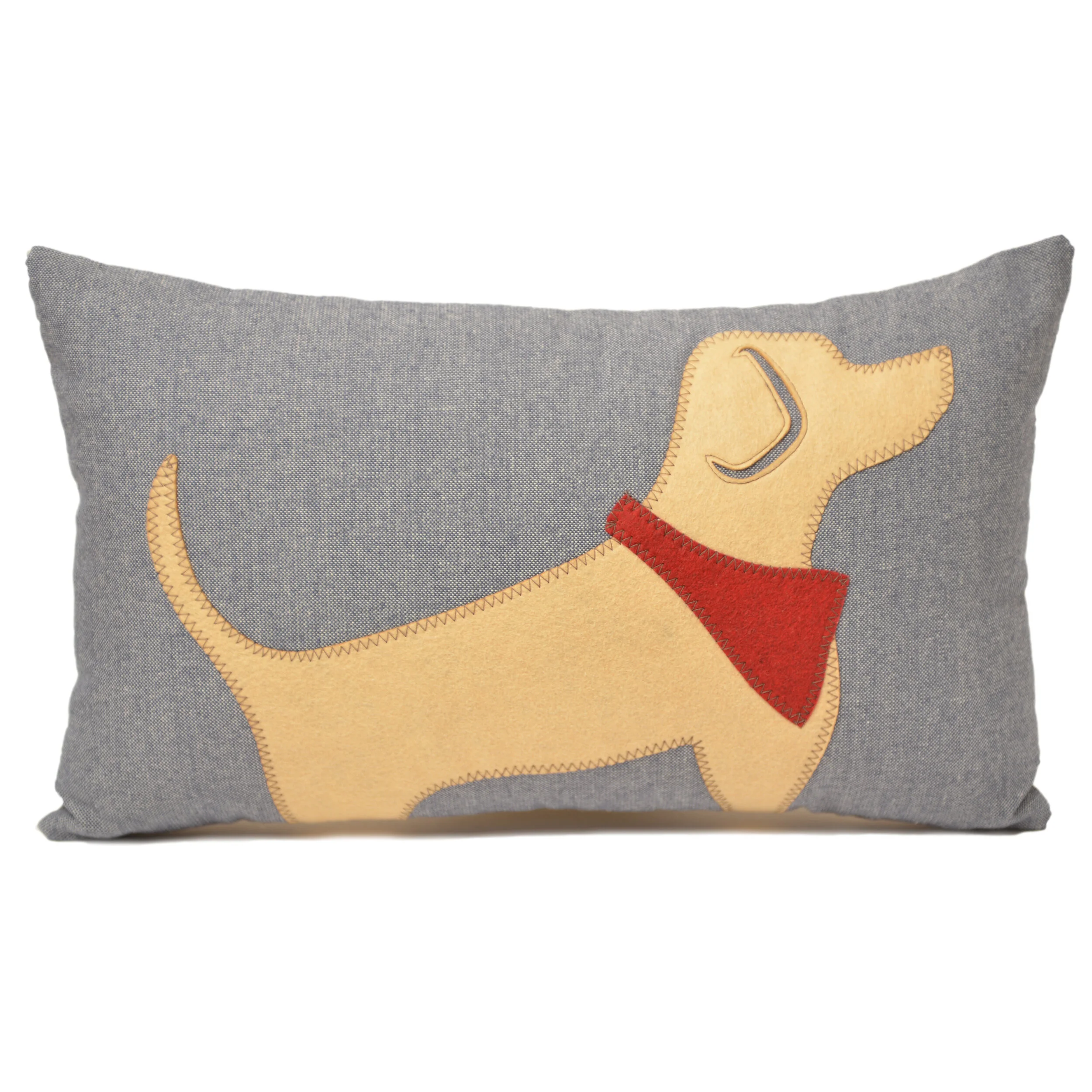 yellow lab pillow