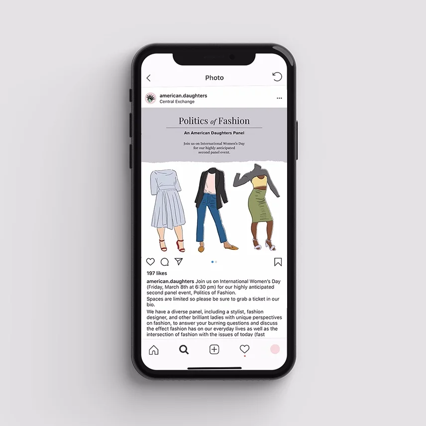 Politics of Fashion Social Post