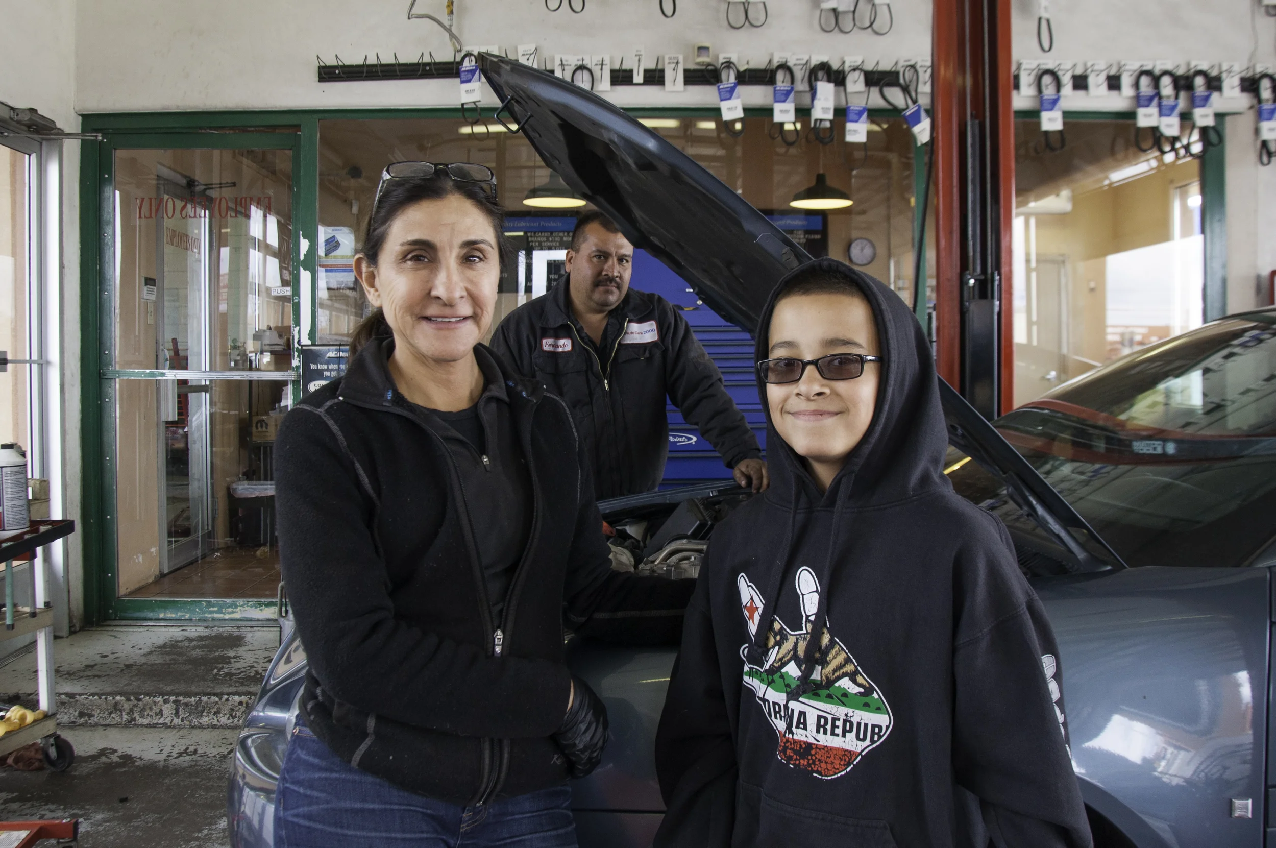 Marianne Martinez - Marianne Martinez is the owner of Auto Care 2000, located on Cerrillos Road in Santa Fe, New Mexico. Martin Gonzales - Martin Gonzales was born in Albuquerque, New Mexico. He is a 7th grader a MIMS. Besides his interest in mechanics and engineering, Martin enjoys listening to music, dancing, playing football, basketball and doing parkour. His mentorship is in mechanics with Marianne at Auto Care 2000.