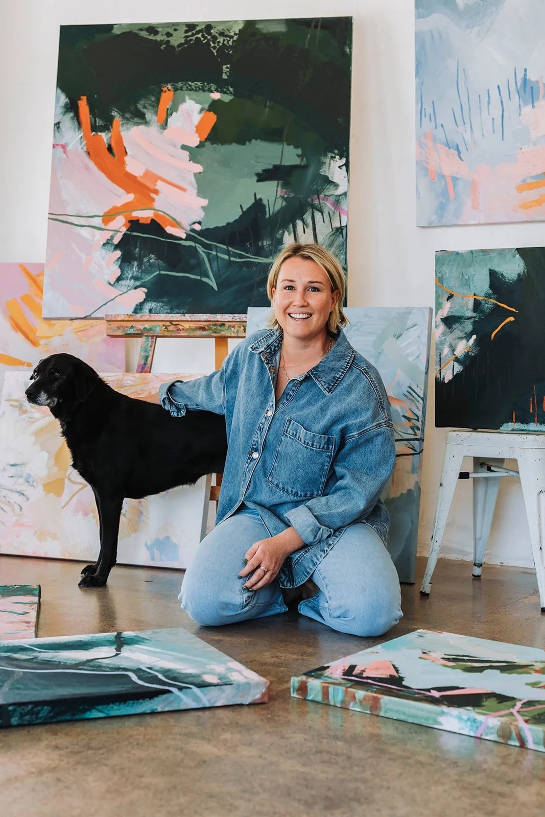 Madeline Young, Australian abstract artist.